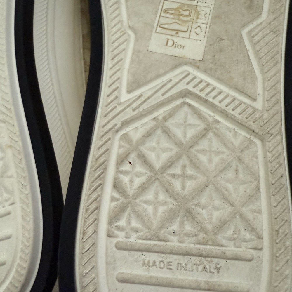 $1200 DIOR Walk’n’Dior Platform Sneaker Gold-Tone Dior Oblique Size 38 - Picture 5 of 16